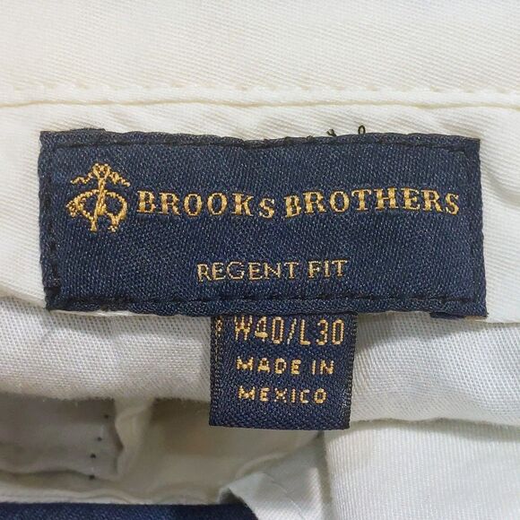 Brooks Brothers Regent Fit Men's 39X29.5  Wool Blend Dress Pant Blue Corporate - Picture 3 of 8